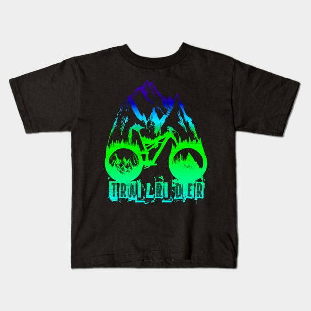 Trailrider Kids T-Shirt by Bongonation